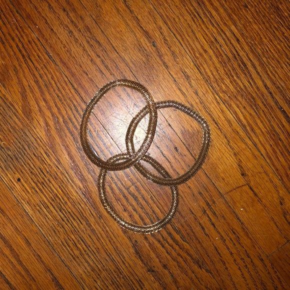 *H&M* gold bangles bracelets - Picture 1 of 3